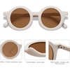 image:imageSOJOS Cute Round Polarized Sunglasses for Kids Girls Boys UV400 Protection De Sol Gafas Beach HolidayBeigeBrown
