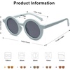 image:imageSOJOS Cute Round Polarized Sunglasses for Kids Girls Boys UV400 Protection De Sol Gafas Beach HolidayBlue