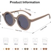 image:imageSOJOS Cute Round Polarized Sunglasses for Kids Girls Boys UV400 Protection De Sol Gafas Beach HolidayCoffeeBrown