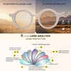 image:imageSOJOS Cute Round Polarized Sunglasses for Kids Girls Boys UV400 Protection De Sol Gafas Beach HolidayDark RedBrown