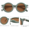 image:imageSOJOS Cute Round Polarized Sunglasses for Kids Girls Boys UV400 Protection De Sol Gafas Beach HolidayGreenBrown