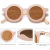 image:imageSOJOS Cute Round Polarized Sunglasses for Kids Girls Boys UV400 Protection De Sol Gafas Beach HolidayTransparent Pink