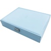 image:imageSOJOS Eyeglasses Organizer Case with Mirror Holds 8 Pairs Luxury Sunglasses Case