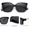 image:imageSOJOS Fashion Square Sunglasses for Women Trendy UV Protection Lens Womens Sunnies Sunglasses SJ2196Black
