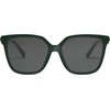 image:imageSOJOS Fashion Square Sunglasses for Women Trendy UV Protection Lens Womens Sunnies Sunglasses SJ2196Dark Green