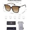 image:imageSOJOS Fashion Square Sunglasses for Women Trendy UV Protection Lens Womens Sunnies Sunglasses SJ2196Dark Tortoise