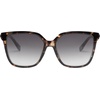 image:imageSOJOS Fashion Square Sunglasses for Women Trendy UV Protection Lens Womens Sunnies Sunglasses SJ2196Greyishbrown Tortoise