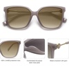 image:imageSOJOS Fashion Square Sunglasses for Women Trendy UV Protection Lens Womens Sunnies Sunglasses SJ2196Solid Grey