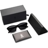 image:imageSOJOS Futuristic Polarized Acetate Sunglasses for Women Small Faces Women Trendy Sun Glasses SJ2294 Black Frame Grey Lens