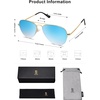 image:imageSOJOS Mens Womens Aviator Sunglasses Classic Semi Metal Frame INSPIRATION SJ1106Blue