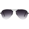 image:imageSOJOS Mens Womens Aviator Sunglasses Classic Semi Metal Frame INSPIRATION SJ1106Grey