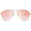image:imageSOJOS Mens Womens Aviator Sunglasses Classic Semi Metal Frame INSPIRATION SJ1106Pink