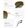 image:imageSOJOS Metal Frame Aviator Sunglasses for Men amp Women Ultra Lightweight Vintage Oversized 90s Shades SJ1278GoldGreen