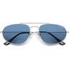 image:imageSOJOS Metal Frame Aviator Sunglasses for Men amp Women Ultra Lightweight Vintage Oversized 90s Shades SJ1278SilverBlue