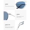 image:imageSOJOS Metal Frame Aviator Sunglasses for Men amp Women Ultra Lightweight Vintage Oversized 90s Shades SJ1278SilverBlue
