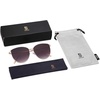 image:imageSOJOS Mirrored Flat Lens Fashion Sunglasses for Women SJ1085Gold Grey