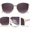 image:imageSOJOS Mirrored Flat Lens Fashion Sunglasses for Women SJ1085Gold Grey