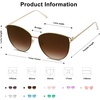 image:imageSOJOS Mirrored Flat Lens Fashion Sunglasses for Women SJ1085GoldBrown