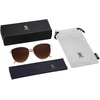 image:imageSOJOS Mirrored Flat Lens Fashion Sunglasses for Women SJ1085GoldBrown