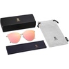 image:imageSOJOS Mirrored Flat Lens Fashion Sunglasses for Women SJ1085GoldGold Pink