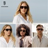 image:imageSOJOS Oversized Aviator Sunglasses Womens Trendy 70s Retro Polarized Trendy Womens UV 400 Shades SJ2304TortoiseBrown Lens