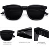 image:imageSOJOS Polarized Sunglasses for Women Men Classic Large Vintage Style ShadesBlackGrey