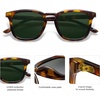 image:imageSOJOS Polarized Sunglasses for Women Men Classic Large Vintage Style ShadesBrown TortoiseGreen