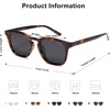 image:imageSOJOS Polarized Sunglasses for Women Men Classic Large Vintage Style ShadesBrown TortoiseGrey