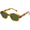 image:imageSOJOS Rectangle Sunglasses for Women Vintage Trendy Outdoor Travel Sun Glasses Square Frame SJ2218Amber Yellow