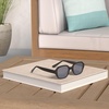image:imageSOJOS Rectangle Sunglasses for Women Vintage Trendy Outdoor Travel Sun Glasses Square Frame SJ2218Black