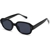 image:imageSOJOS Rectangle Sunglasses for Women Vintage Trendy Outdoor Travel Sun Glasses Square Frame SJ2218Black