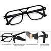 image:imageSOJOS Retro Aviator Square Blue Light Blocking Glasses for Women MenTrendy Computer Frame Eyewear SJ5438Black