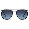 image:imageSOJOS Retro Aviator Square Polarized Sunglasses For Women MenVintage Womens Sun Glasses Shades UV400 SJ2180BlackBlue Grading