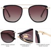 image:imageSOJOS Retro Aviator Square Polarized Sunglasses For Women MenVintage Womens Sun Glasses Shades UV400 SJ2180BlackBrown Grading