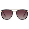 image:imageSOJOS Retro Aviator Square Polarized Sunglasses For Women MenVintage Womens Sun Glasses Shades UV400 SJ2180BlackBrown Grading