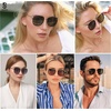 image:imageSOJOS Retro Aviator Square Polarized Sunglasses For Women MenVintage Womens Sun Glasses Shades UV400 SJ2180Dark TortoiseBrown Grading