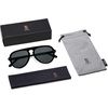 image:imageSOJOS Retro Aviator Sunglasses Womens Mens Vintage Plastic Frame Shades Lentes De Sol Para Mujer SJ2255Black