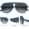 image:imageSOJOS Retro Aviator Sunglasses Womens Mens Vintage Plastic Frame Shades Lentes De Sol Para Mujer SJ2255Blue