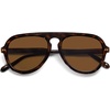 image:imageSOJOS Retro Aviator Sunglasses Womens Mens Vintage Plastic Frame Shades Lentes De Sol Para Mujer SJ2255Brown