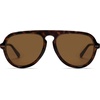 image:imageSOJOS Retro Aviator Sunglasses Womens Mens Vintage Plastic Frame Shades Lentes De Sol Para Mujer SJ2255Brown