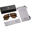 image:imageSOJOS Retro Aviator Sunglasses Womens Mens Vintage Plastic Frame Shades Lentes De Sol Para Mujer SJ2255Gradient Brown