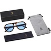 image:imageSOJOS Retro Aviator Sunglasses Womens Mens Vintage Plastic Frame Shades Lentes De Sol Para Mujer SJ2255Light Blue