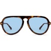 image:imageSOJOS Retro Aviator Sunglasses Womens Mens Vintage Plastic Frame Shades Lentes De Sol Para Mujer SJ2255Light Blue