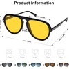 image:imageSOJOS Retro Aviator Sunglasses Womens Mens Vintage Plastic Frame Shades Lentes De Sol Para Mujer SJ2255Orange