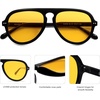 image:imageSOJOS Retro Aviator Sunglasses Womens Mens Vintage Plastic Frame Shades Lentes De Sol Para Mujer SJ2255Orange