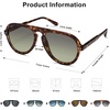 image:imageSOJOS Retro Aviator Sunglasses Womens Mens Vintage Plastic Frame Shades Lentes De Sol Para Mujer SJ2255Tortoise