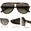 image:imageSOJOS Retro Aviator Sunglasses Womens Mens Vintage Plastic Frame Shades Lentes De Sol Para Mujer SJ2255Tortoise