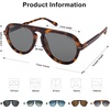 image:imageSOJOS Retro Aviator Sunglasses Womens Mens Vintage Plastic Frame Shades Lentes De Sol Para Mujer SJ2255TortoiseGrey