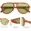 image:imageSOJOS Retro Aviator Sunglasses Womens Mens Vintage Plastic Frame Shades Lentes De Sol Para Mujer SJ2255Yellow