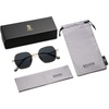 image:imageSOJOS Retro Hexagon Square Polarized Sunglasses for Women Men Vintage Hexagonal Polygon Shades SJ1101GoldGrey